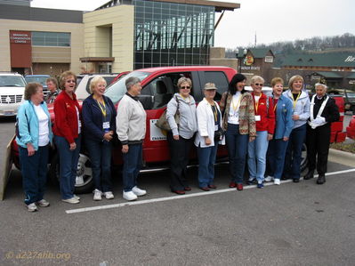 Wives group photo at the parade
Howard Burbank Photo
