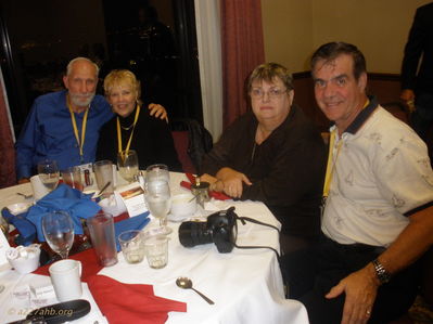 Farewell Dinner
Bob Kelly Photo

Left to Right:
Joe Zigler, Charlene Zigler, Diane Colligan, and "Scotty Colligan
