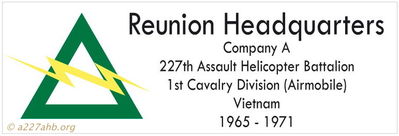 Reunion Headquarters Sign
