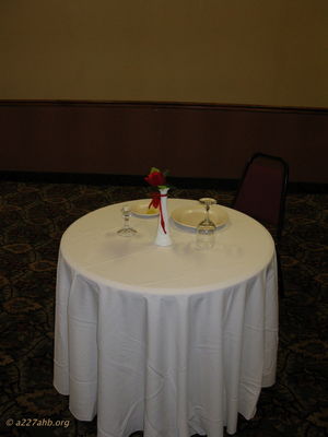 Missing Man table
Howard Burbank Photo
