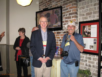Jay Dirnberger and Chris Lockwood at Lady and Sons Restaurant
Lillian Burbank Photo
