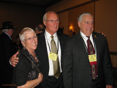 Steve Davidson with his guests Matt and Judy DeMaria
Lillian Burbank Photo
