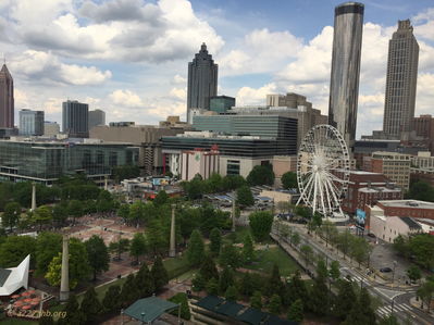 Atlanta Skyline from our host hotel
Lillian Burbank Photo
