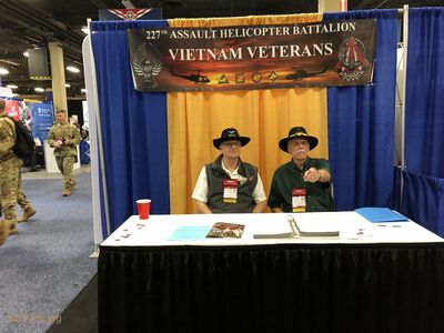 Our booth in the AAAA Display Hall
Lillian Burbank Photo
