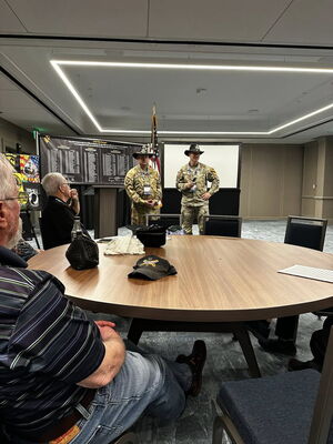 Discussion with members of the 1ACB
Bob Witt Photo
