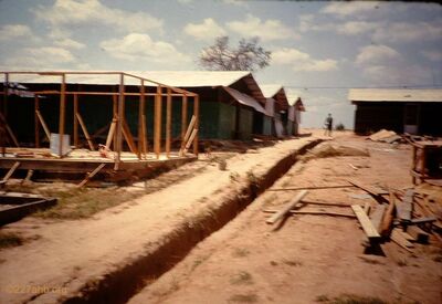 Building the EM Quarters
Robert Keller Photo
