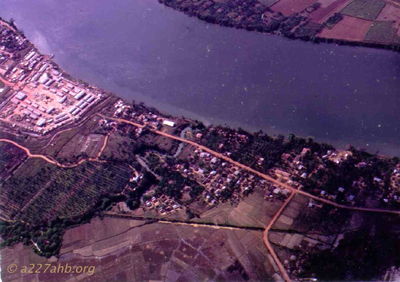 Base along the river near Saigon
Howard Burbank Photo
