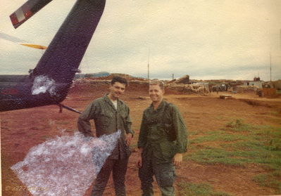  Steve Boswick and Rich Schacht @ Camp Evans 1968 
Guy Sparrow Photo
