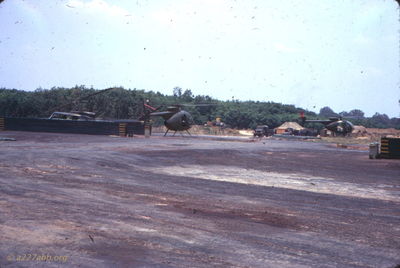 Two OH-6As at Lai Khe 
Wayne Trucke Photo

1969
