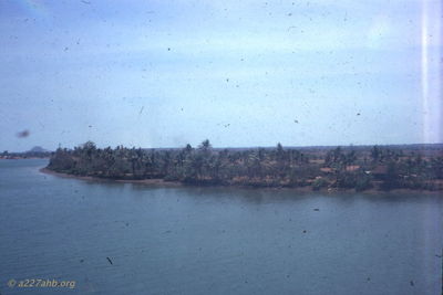  Flying low-level over the Saigon river - 1969 
Wayne Trucke Photo
