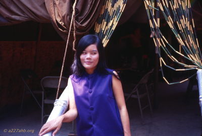 Officer's Club bar maid in 1969 
Wayne Trucke Photo

Lai Khe
