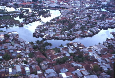  Saigon and the Saigon River from the air - 1969 
Wayne Trucke Photo
