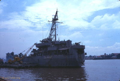 Ship at Cam Ranh Bay 
Wayne Trucke Photo
