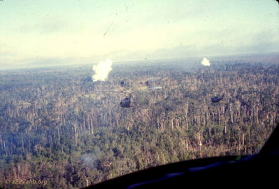 Combat assault final approach 
Wayne Trucke Photo
