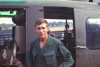 Wayne Trucke after R&R in Hawaii. Notice the mustache is gone.
Wayne Trucke Photo

Late 1969
