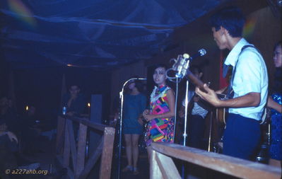 Local band playing at O Club 
Wayne Trucke Photo

Lai Khe  1969
