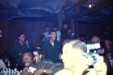 Watching the locals play at the O club 
Wayne Trucke Photo

Lai Khe  1969
